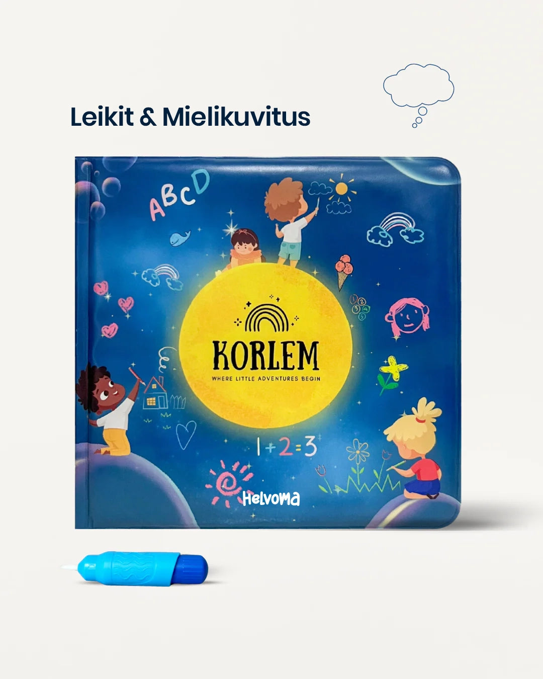 Helvoma® – Korlem Taikavesivärityskirja