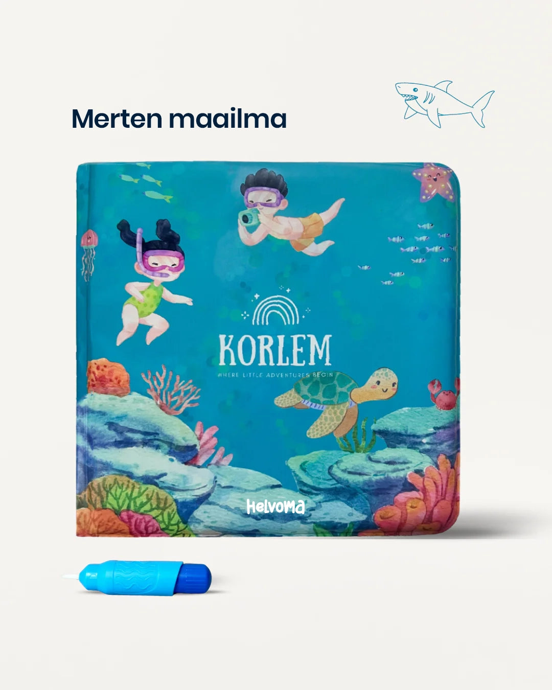 Helvoma® – Korlem Taikavesivärityskirja